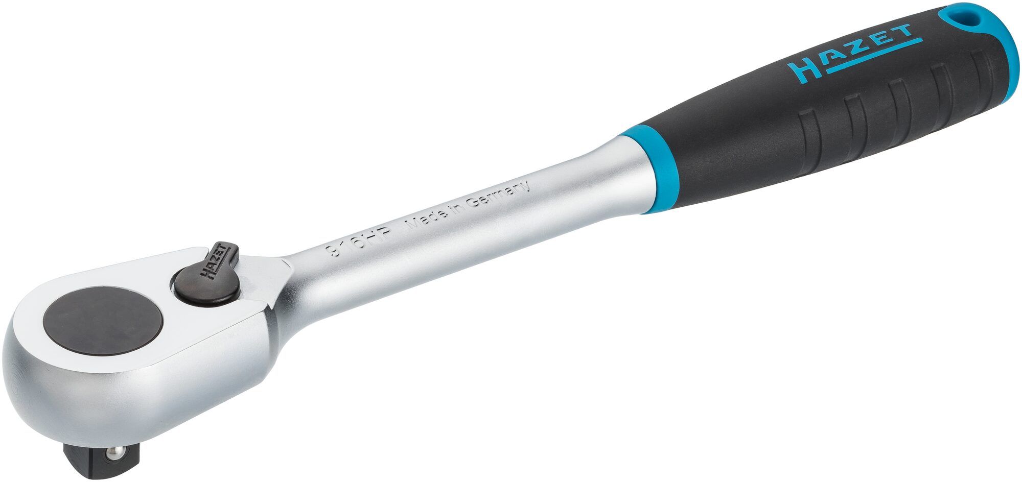 Cheie cu clichet HAZET HiPer HZ916HP, lungime 275 mm, antrenor patrat 1/2 inch, cuplu maxim 1000 Nm, otel crom vanadiu