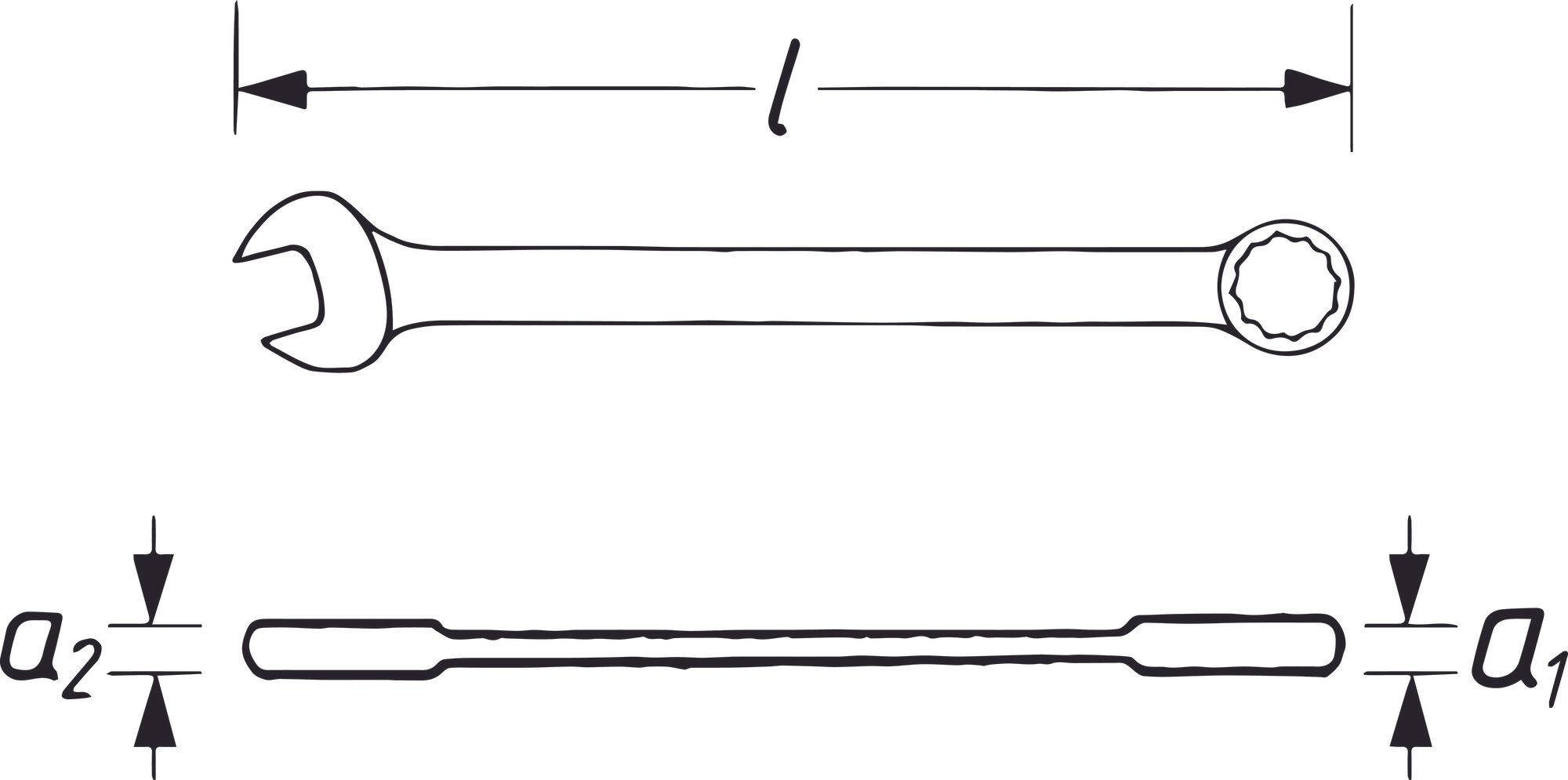 Cheie cu clichet combinata VIGOR V1010, deschidere cheie 10 mm, otel, suprafata cromata