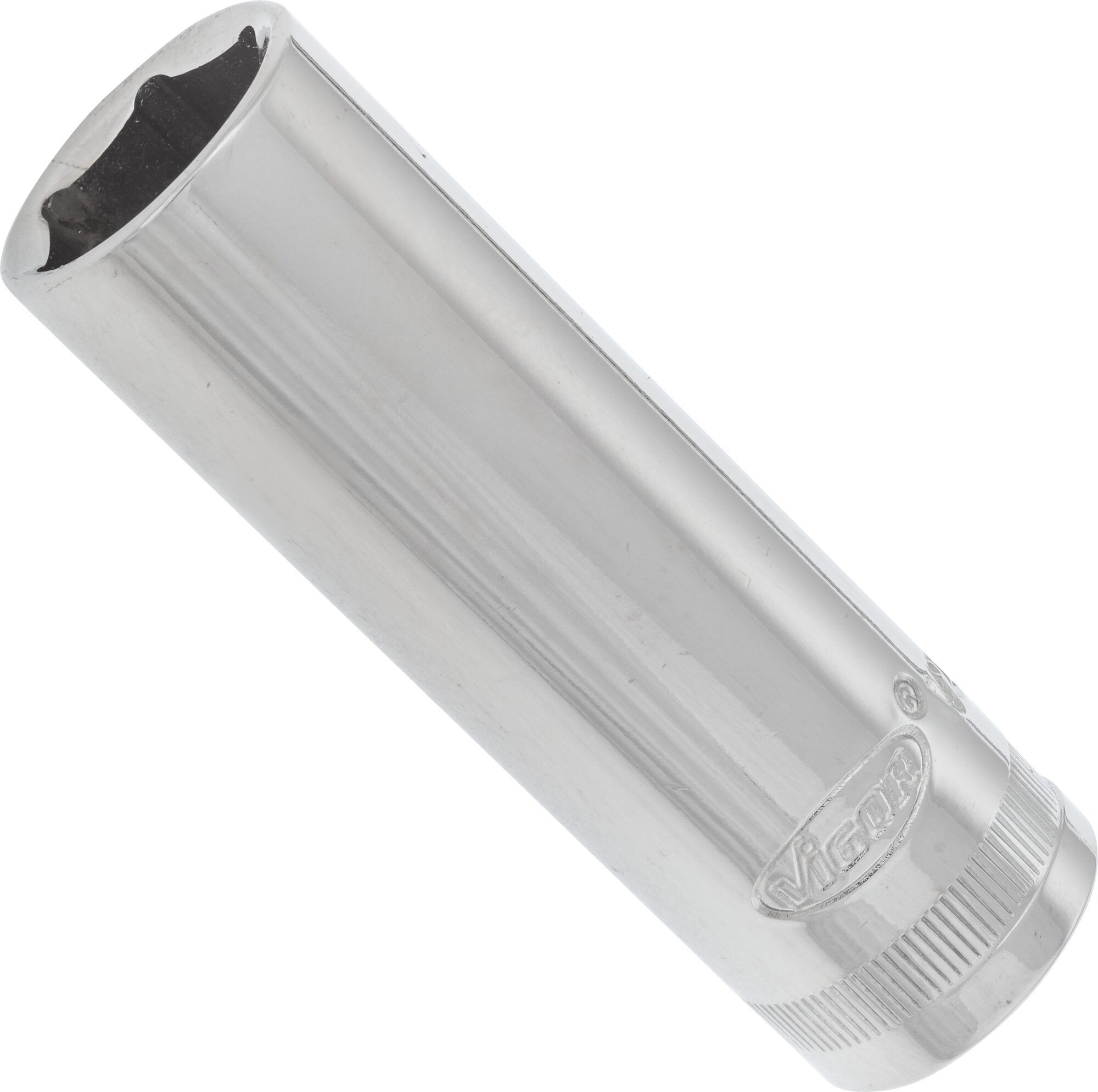 Cap cheie tubulara VIGOR V2588N, profil hexagonal, deschidere cheie 17 mm, antrenor patrat 1/2 inch, lungime 77 mm