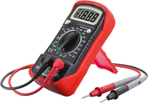 Multimetru compact VIGOR V4324MET, cu metrologie, ecran LCD, rezistenta 200-2000 Ohm