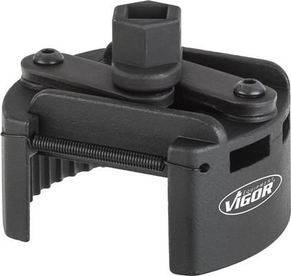 Cheie filtru ulei VIGOR V4414, diametru compatibil 80-115 mm, antrenor 22 mm, patrat 1/2 inch