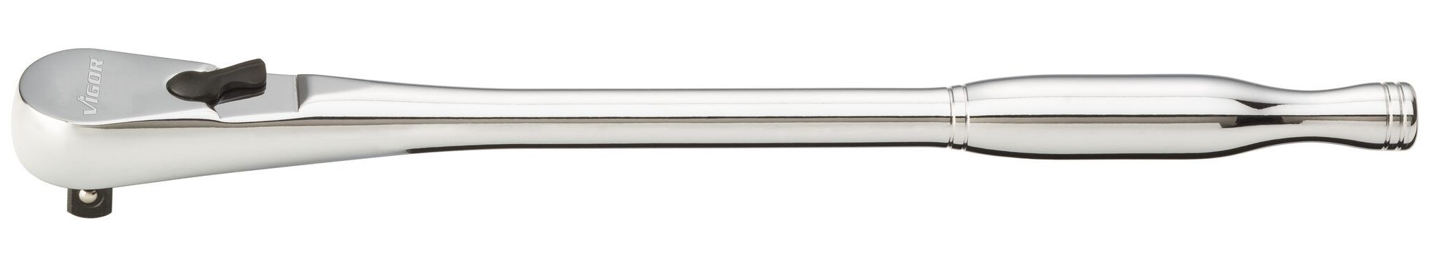 Cheie cu clichet VIGOR V4944, antrenor patrat 1/4 inch, lungime 200 mm, maner otel