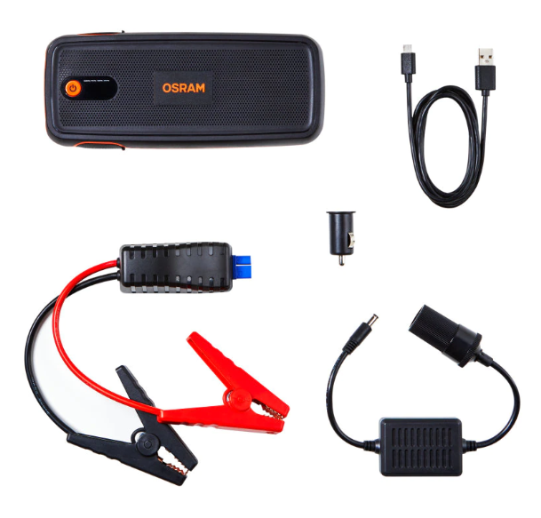 Acumulator extern pentru pornire auto OSRAM Battery Start 400 OBSL400, 400A, 16800 mAh, LiCoO2, timp incarcare 4h, mufa Micro-USB
