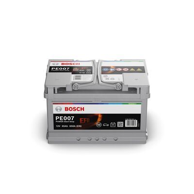 Baterie auto BOSCH Power EFB PE007 0092PE0070, 12 V, 65 Ah, 650 A, 278x175x175 mm, borna normala dreapta +
