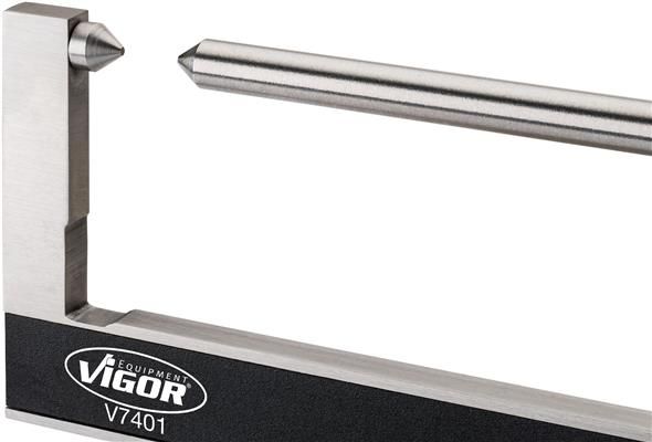 Subler pentru masurare uzura disc de frana VIGOR V7401, domeniu masurare 0-80 mm, afisaj LCD, din otel inoxidabil