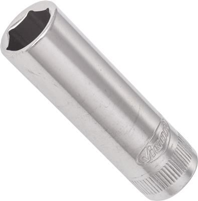 Cap cheie tubulara VIGOR V2539N, profil hexagon exterior, deschidere cheie 10 mm, antrenor patrat 1/4 inch, lungime 50 mm