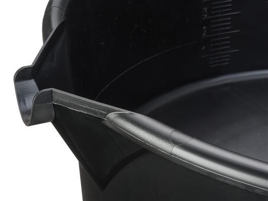 Tava de colectare ulei uzat HAZET HZ197N-1, capacitate 6 litri, 400 x 390 x 120 mm, din plastic, negru