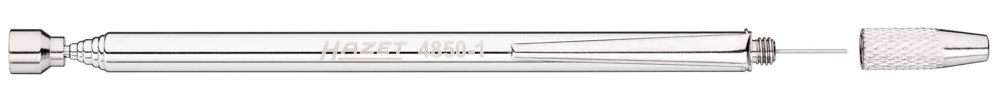 Recuperator telescopic magnetic HAZET HZ4850-1, lungime 155-670 mm, cu ac pentru reglare duze parbriz