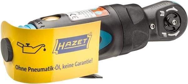 Cheie pneumatica HAZET HZ9020P-2, presiune de actionare 6.3 bar, antrenor patrat 1/4 inch, cupla maxim strangere 40 Nm, turatie 250 l/min