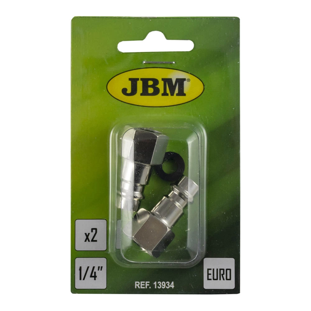 Conector cu filet exterior, pentru sisteme de aer comprimat, JBM 13934, EUR - 1/4 inch, filet interior