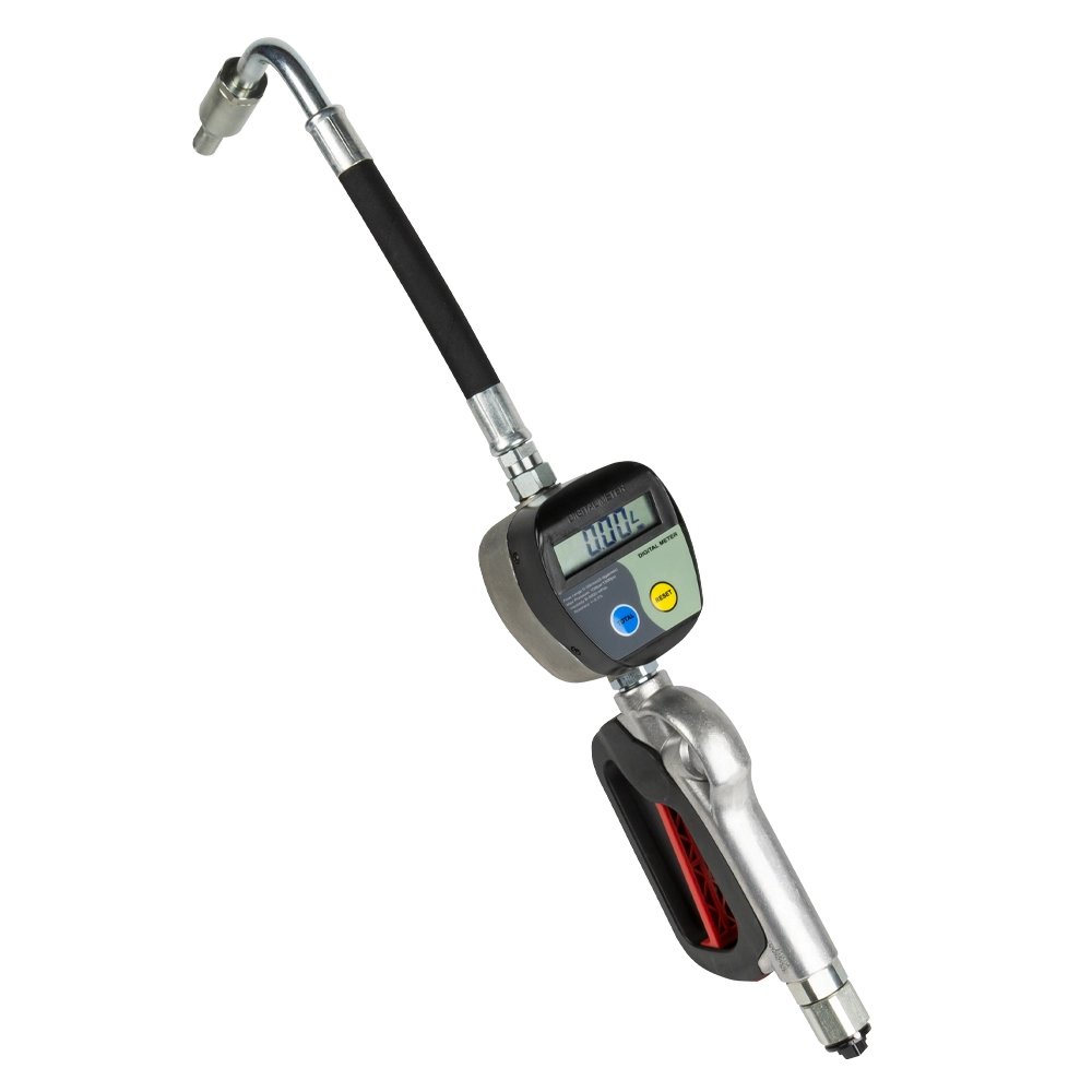 Pistol de pompare pentru ulei JBM 50917, cu debitmetru digital, debit 1-35 litri/min