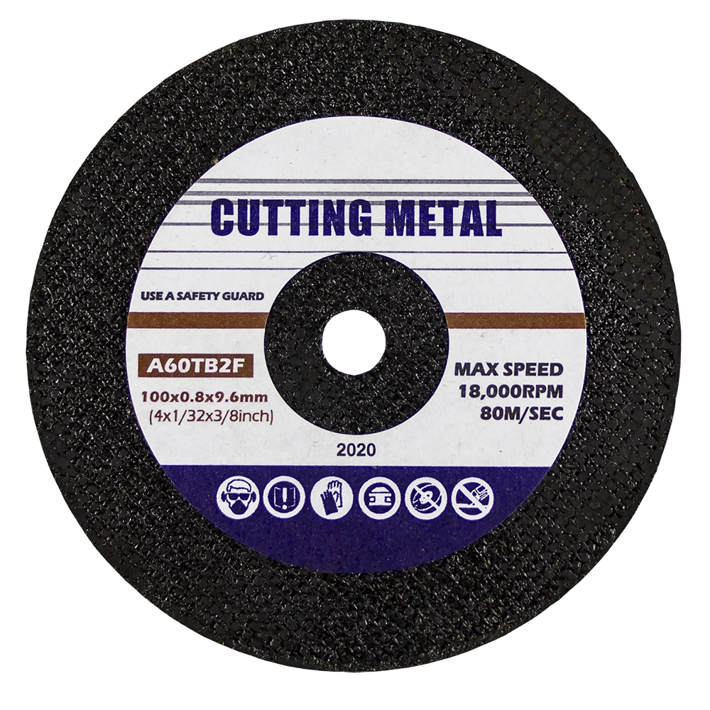 Disc pentru taiere metal JBM 51385, 100 x 0.8 x 9.6 mm, turatie maxima 18000 rpm, pentru polizorul unghiular JBM 51219