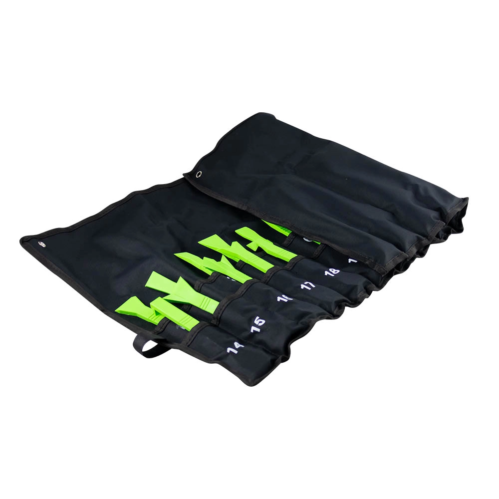 Set 27 de scule JBM 52788, plastic, pentru demontare elemente interioare si exterioare auto, husa nylon