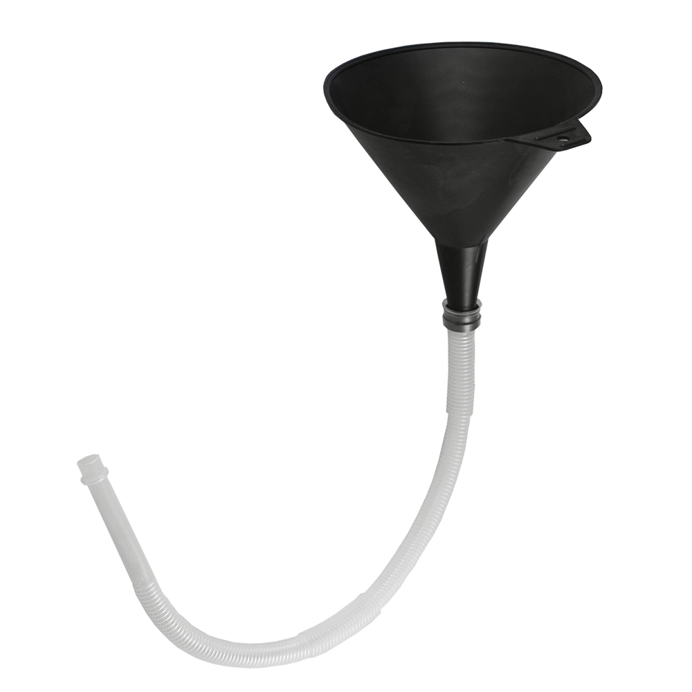 Palnie din plastic JBM 53198, cu tub flexibil, negru
