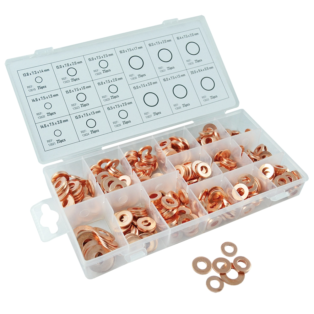 Trusa 375 saibe de cupru JBM 53340, pentru injectoare, cutie depozitare si transport
