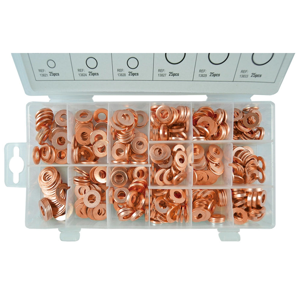 Trusa 375 saibe de cupru JBM 53340, pentru injectoare, cutie depozitare si transport