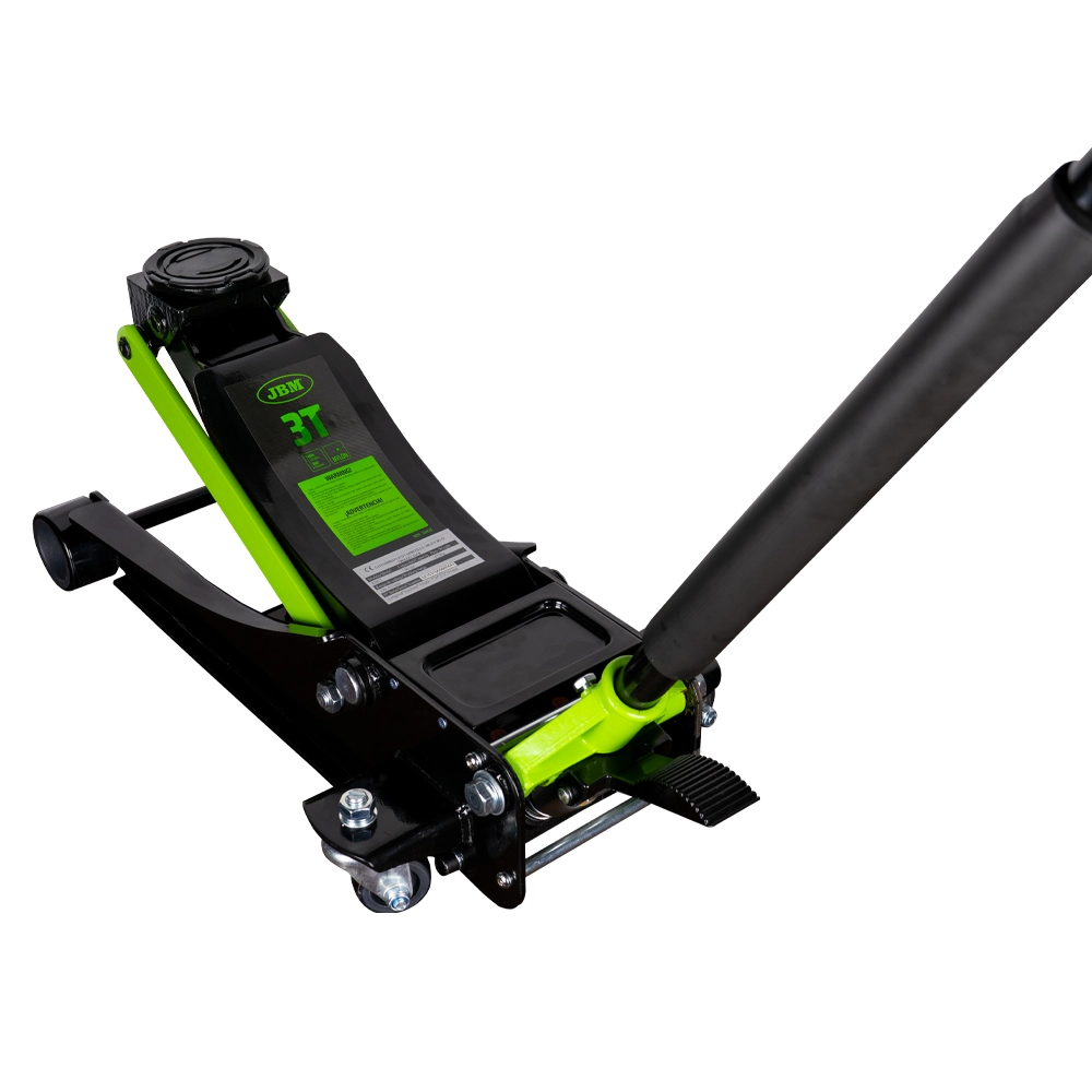 Cric hidraulic tip crocodil JBM 53422, pentru masini joase, capacitate ridicare 3 tone, inaltime ridicare 100 - 533 mm, cu pedala
