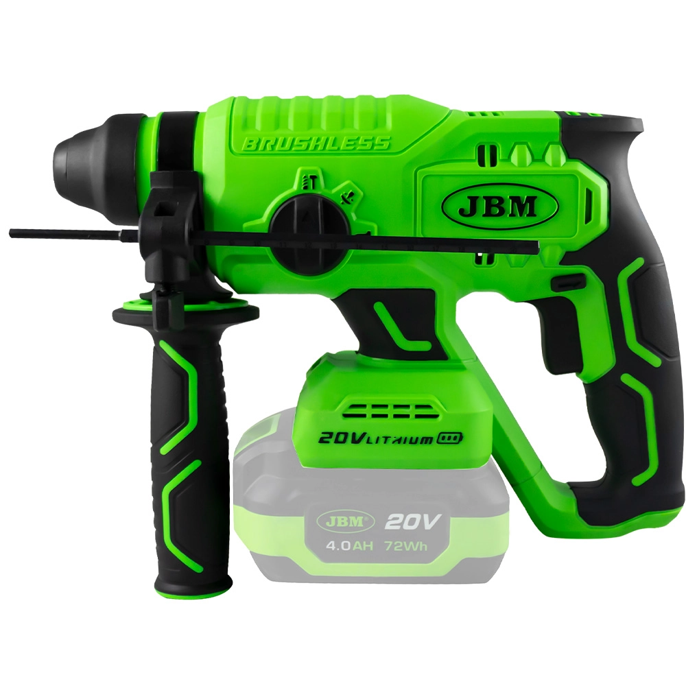 Ciocan rotopercutor JBM 60023, motor fara perii, turatie 1350 rpm, 4750 bpm, energie impact 2.2 J, prindere SDS, fara acumulator