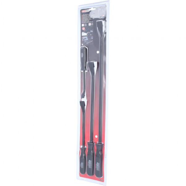 Set 4 leviere KS TOOLS 911.8100, grosime 11-18 mm, lungime 115-470 mm, otel crom molibden, maner plastic