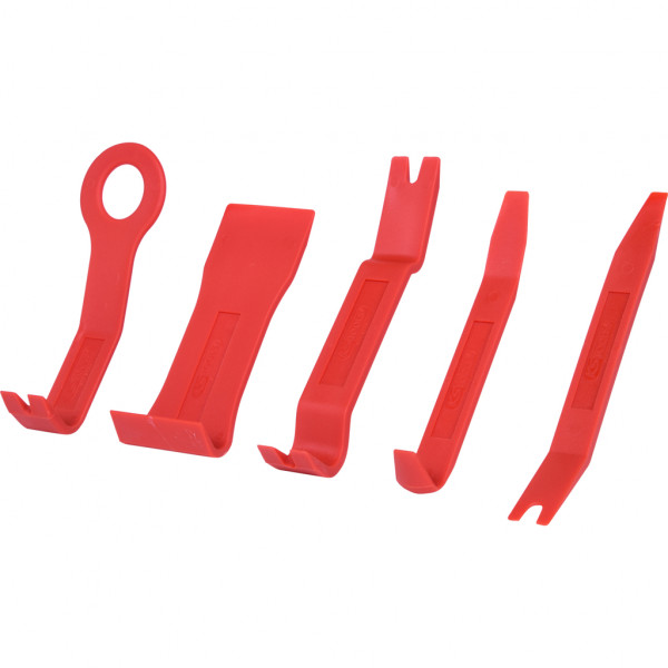 Set 5 pene pentru demontare elemente plastic KS TOOLS 911.8120, din plastic special, lungime 160 - 210 mm