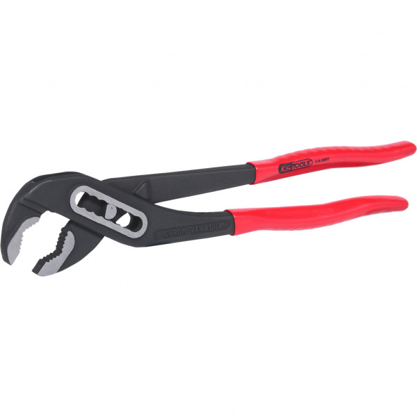 Cleste reglabil KS TOOLS 115.2001, lungime 240 mm, fara blocare, maner cauciucat, otel crom vanadiu