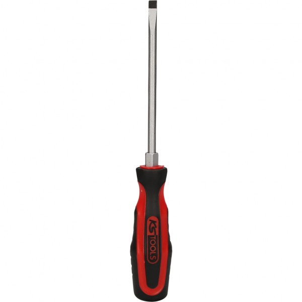 Surubelnita dreapta KS TOOLS Ergo Torque Plus 159.1008, 6.5 x 230 mm, profil drept, otel crom vanadiu, maner bi-component