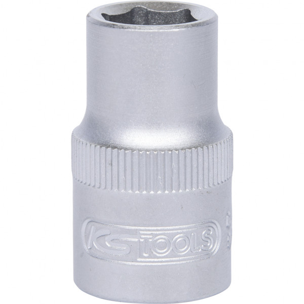 Cap cheie tubulara KS TOOLS 917.1212, antrenor patrat 1/2 inch, deschidere cheie 12 mm, lungime 38 mm, otel crom vanadiu