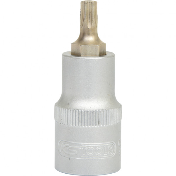 Cap cheie tubulara KS TOOLS 911.1364, antrenor patrat 1/2 inch, profil torx, deschidere cheie T30, lungime 55 mm, otel crom vanadiu