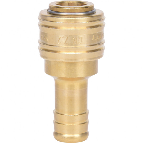 Cuplaj din alama KS TOOLS 515.3488, cu stut pentru furtun, diametru 13 mm, lungime 55 mm
