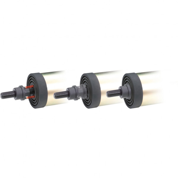 Kit bucse pentru presare si tragere rulmenti KS TOOLS 700.1550, 37 piese, cuplu maxim 250 Nm