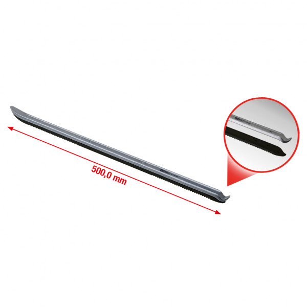 Levier pentru montare si demontare anvelope KS TOOLS 911.8199, protectie din material plastic, lungime 500 mm, otel crom vanadiu