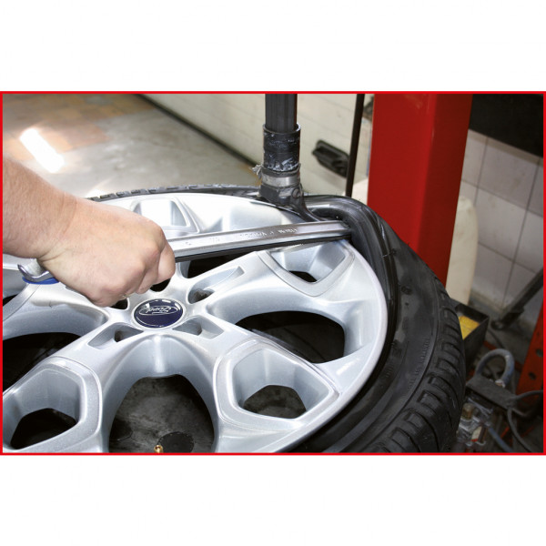 Levier pentru montare si demontare anvelope KS TOOLS 911.8199, protectie din material plastic, lungime 500 mm, otel crom vanadiu