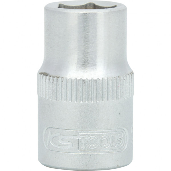 Cap cheie tubulara KS TOOLS 917.3810, antrenor patrat 3/8 inch, deschidere cheie 10 mm, lungime 28 mm, otel crom vanadiu
