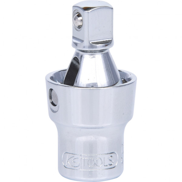 Articulatie sferica pentru chei KS TOOLS Chrome Plus Power 919.1450, antrenor patrat 1/4 inch, lungime 35 mm, otel crom vanadiu