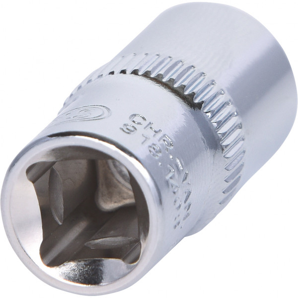 Cap cheie tubulara KS TOOLS 918.1408, antrenor patrat 1/4 inch, deschidere 8 mm, lungime 25 mm, otel crom vanadiu