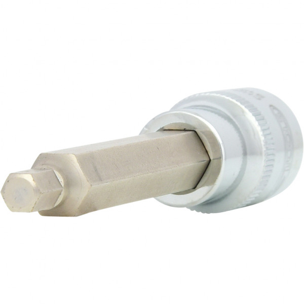 Cap cheie tubulara KS TOOLS ChromePlus 918.1656, antrenor patrat 1/2 inch, profil hexagonal 6 mm, lungime 110 mm, otel crom vanadiu