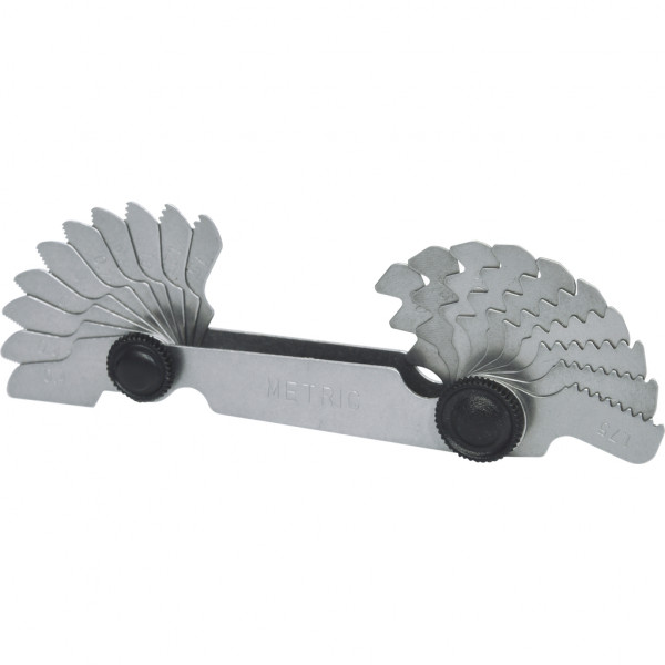 Set 20 lere KS TOOLS 301.0095, grosime 0.4 - 6 mm, lungime 66.5 mm, otel de arcuri calit