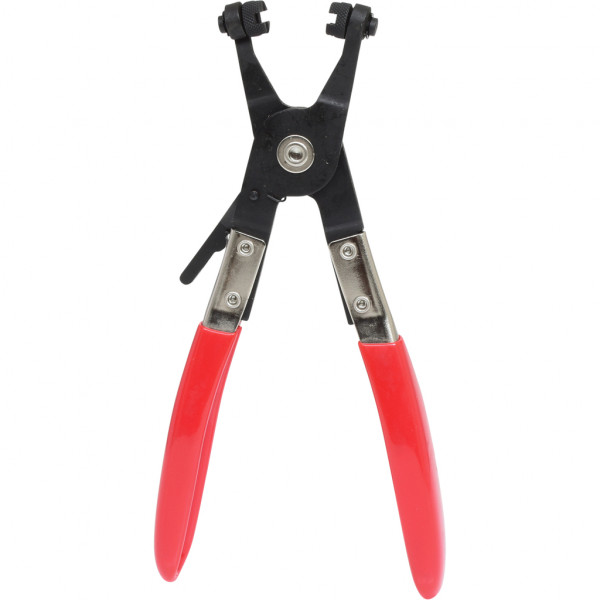 Cleste pentru coliere furtun KS TOOLS 115.1047, varianta 2, lungime 220 mm, maner cauciucat, otel crom molibden