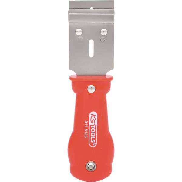Razuitor cu cap tip placuta KS TOOLS 911.8126, latime 38 mm, lungime 160 mm, maner plastic