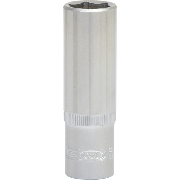 Cap cheie tubulara KS TOOLS 917.1247, antrenor patrat 1/2 inch, deschidere 17 mm, lungime 76 mm, otel crom vanadiu