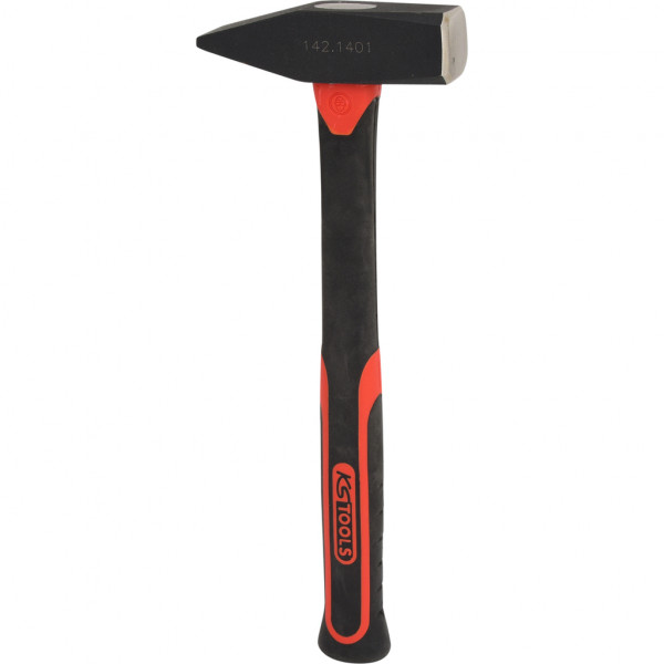 Ciocan pentru lacatuserie KS TOOLS 142.1401, coada din fibra de sticla, lungime 320 mm, greutate 1000 grame