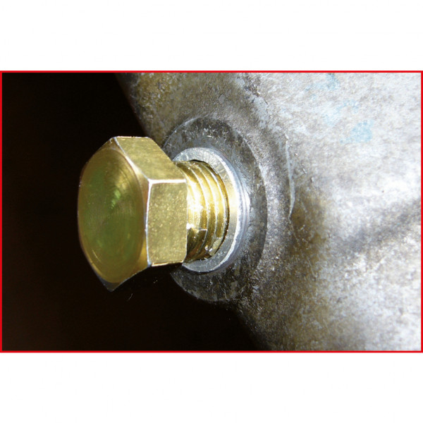 Surub pentru buson de scurgere ulei KS TOOLS 150.1451, pentru reparatii la baia de ulei, M15x1.5, pachet de 10, otel crom vanadiu