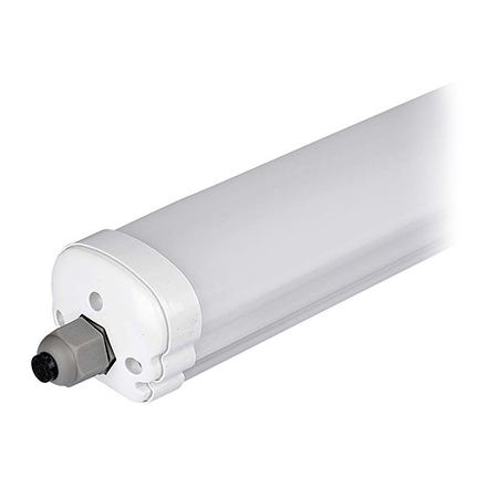 Corp iluminat LED V-TAC SKU-216284, 36 W, 120 cm, 6400 K alb rece, IP 65