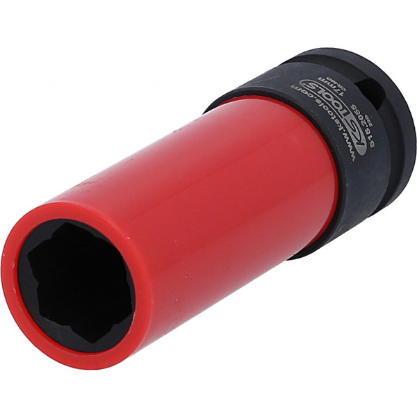 Cheie tubulara de impact KS TOOLS 515.2055, pentru jante de aluminiu, antrenor patrat 1/2 inch, deschidere cheie 17 mm, pentru prezoane Mercedes