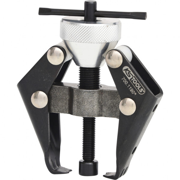 Extractor pentru brat stergator KS TOOLS 700.1190, 2 brate, deschidere maxima 15 mm, tija actionare M8 x 50 mm, din otel