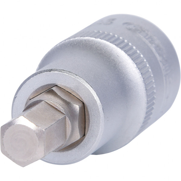 Cap cheie tubulara KS TOOLS 911.1308-E, antrenor patrat 1/2 inch, profil hexagonal, deschidere cheie 8 mm, lungime 55 mm, otel crom vanadiu