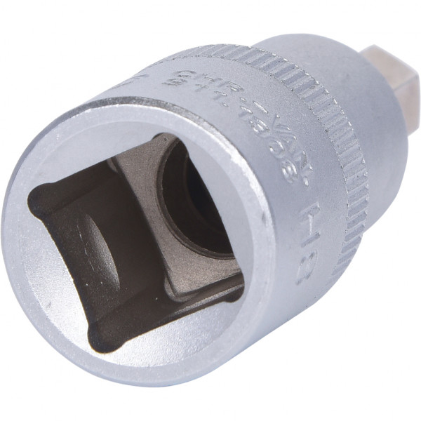 Cap cheie tubulara KS TOOLS 911.1308-E, antrenor patrat 1/2 inch, profil hexagonal, deschidere cheie 8 mm, lungime 55 mm, otel crom vanadiu