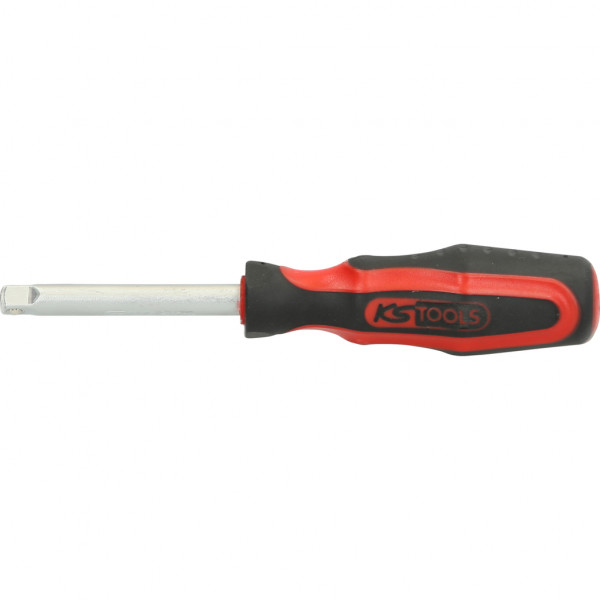 Surubelnita KS TOOLS ChromePlus 911.1434, antrenor patrat 1/4 inch, lungime 150 mm, tija crom vanadiu, maner cauciuc