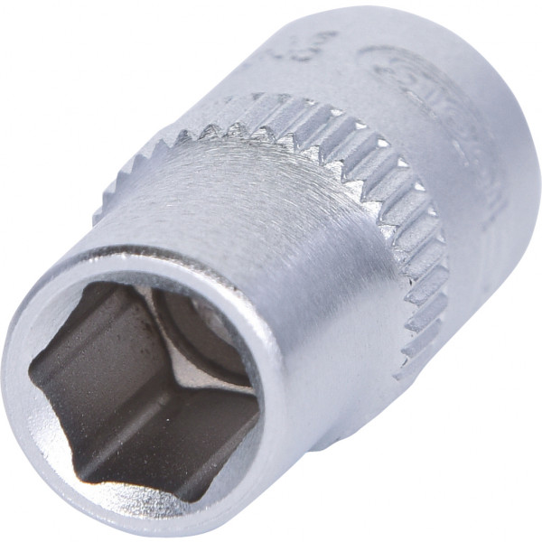 Cap cheie tubulara KS TOOLS 917.1407, antrenor patrat 1/4 inch, profil hexagonal, deschidere 7 mm, lungime 25 mm, otel crom vanadiu