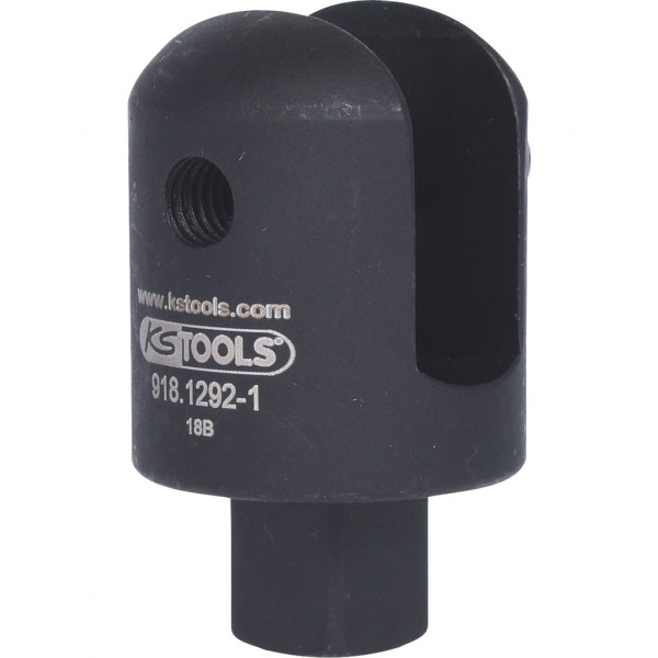 Cap actionare bara de forta KS TOOLS 918.1292-1, antrenor patrat 1/2 inch, brunat, pentru bara de forta KS Tools 918.1292